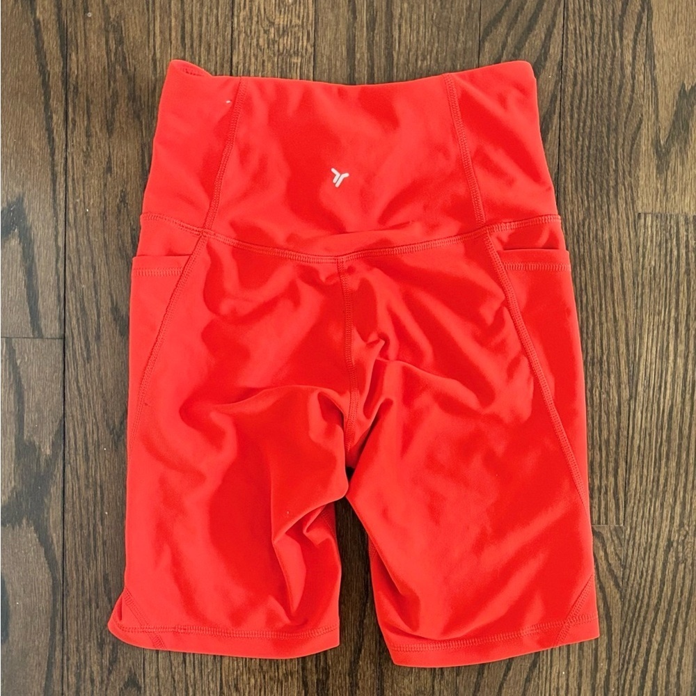Women's Old Navy Red High-Waisted Shorts - Picture 4 of 6